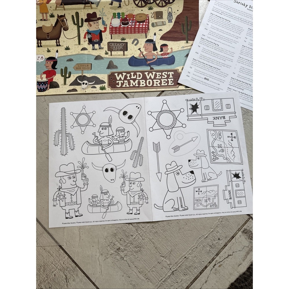 Shrinky Dinks Wild West Fun Pack Shrink Dinks- Joobli Ages 6 and up. Craft-Art - Picture 5 of 9